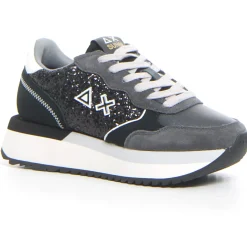 Donna SUN68 Sneakers<Big ally glitter