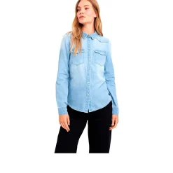 Donna VERO MODA Camicie<MARIA DENIM SLIM SHIRT MIX Slim Fit