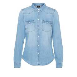Donna VERO MODA Camicie<MARIA DENIM SLIM SHIRT MIX Slim Fit