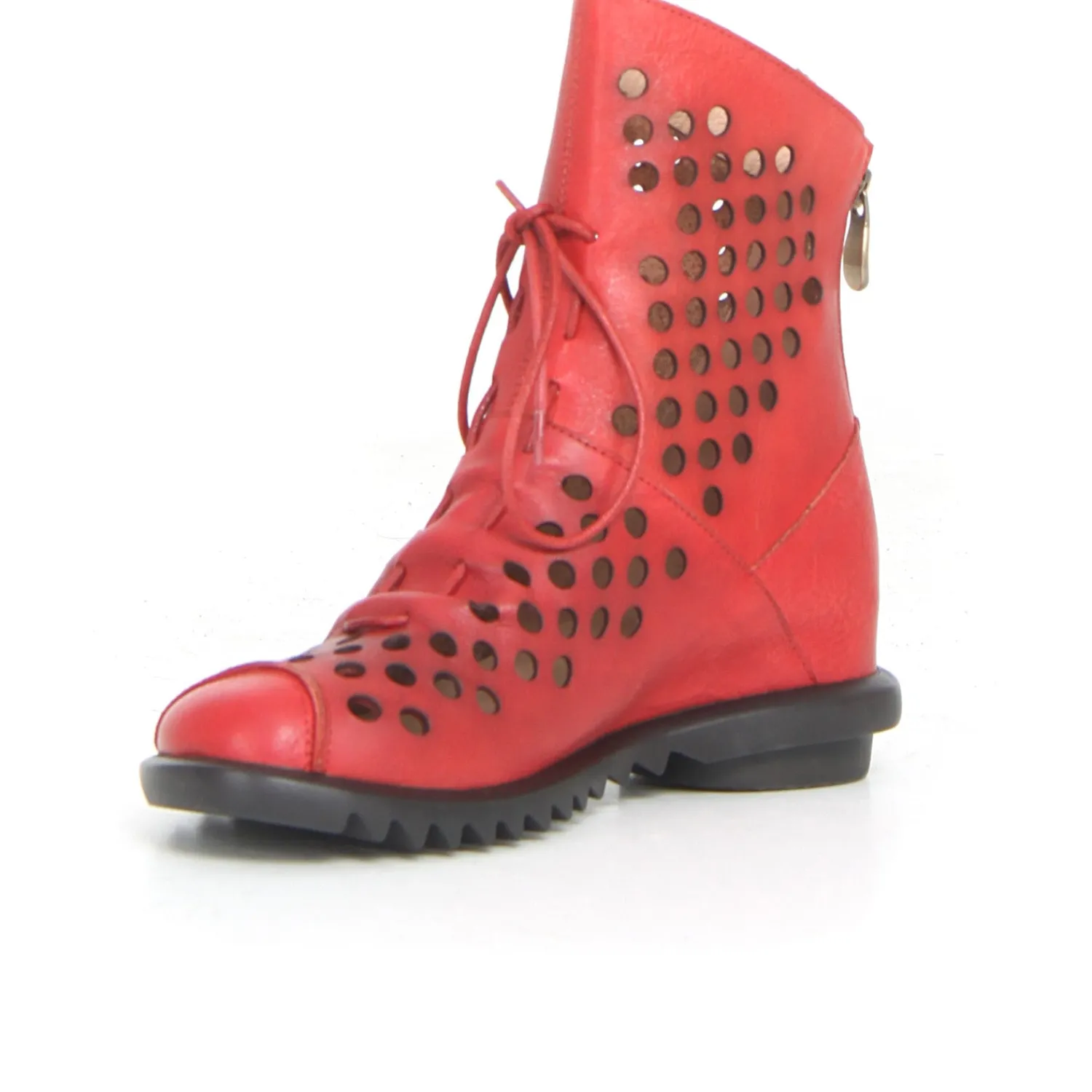 Donna LAURA VITA Stivaletti<Stivaletto traforato con zip